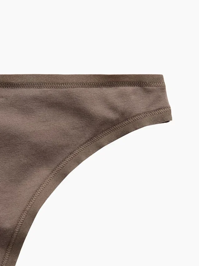 Tanga de algodón orgánico elástico de máxima suavidad