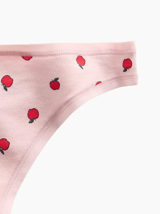 Tanga de algodón orgánico elástico de máxima suavidad