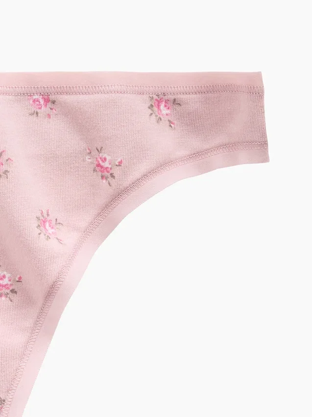 Tanga de algodón orgánico elástico de máxima suavidad