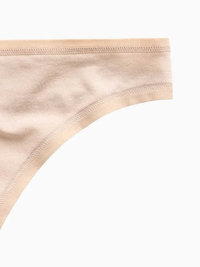 Tanga de algodón orgánico elástico de máxima suavidad