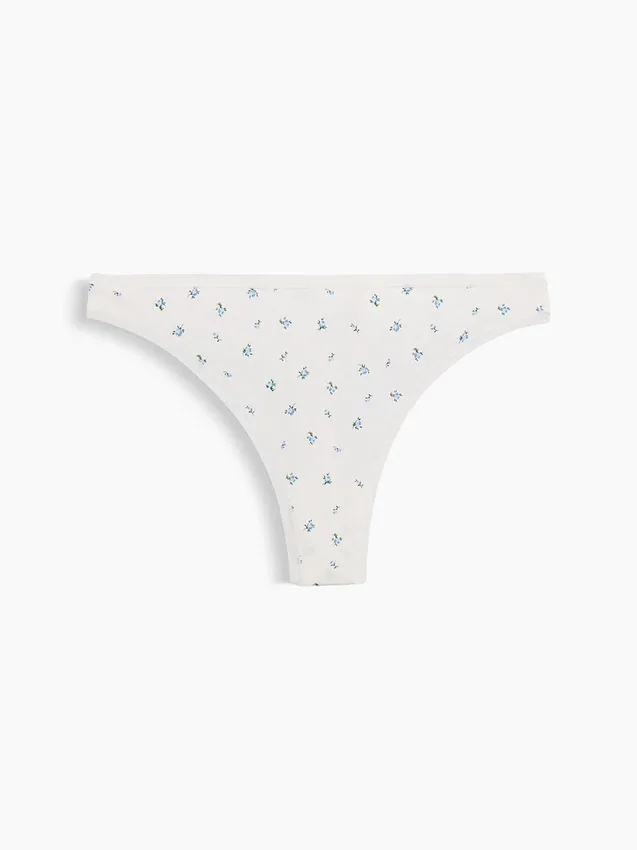 Tanga de algodón orgánico elástico de máxima suavidad