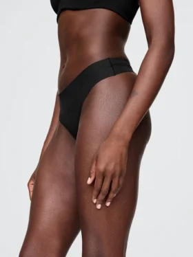 Tanga invisible de algodón elástico orgánico