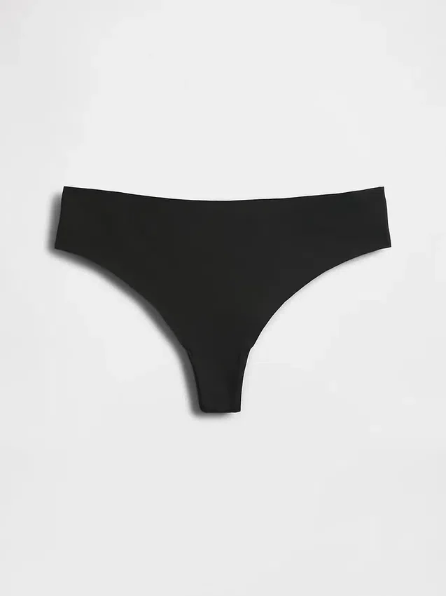 Tanga invisible de algodón elástico orgánico