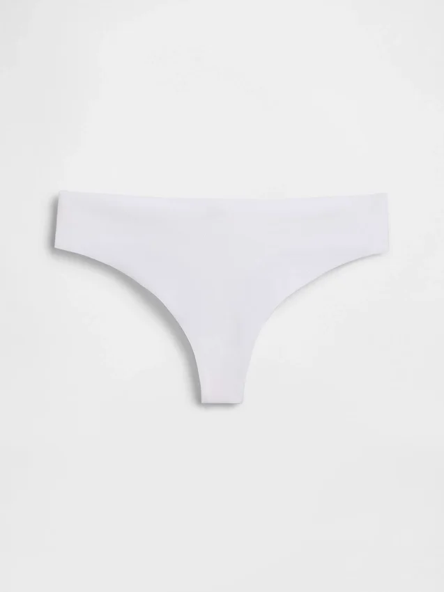 Tanga invisible de algodón elástico orgánico