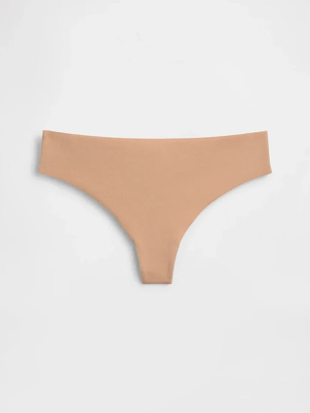 Tanga invisible de algodón elástico orgánico