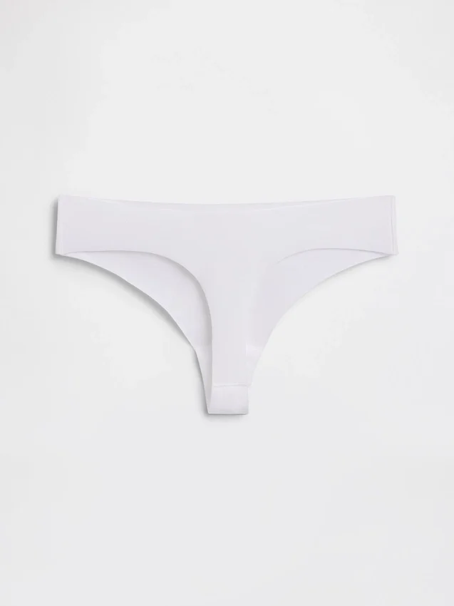 Tanga invisible de algodón elástico orgánico