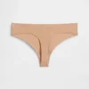 Tanga invisible de algodón elástico orgánico
