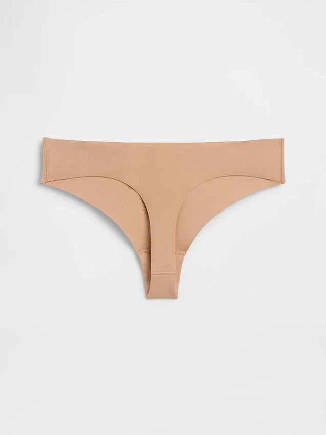 Tanga invisible de algodón elástico orgánico