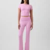 Top corto cruzado reversible GapFit Smooth