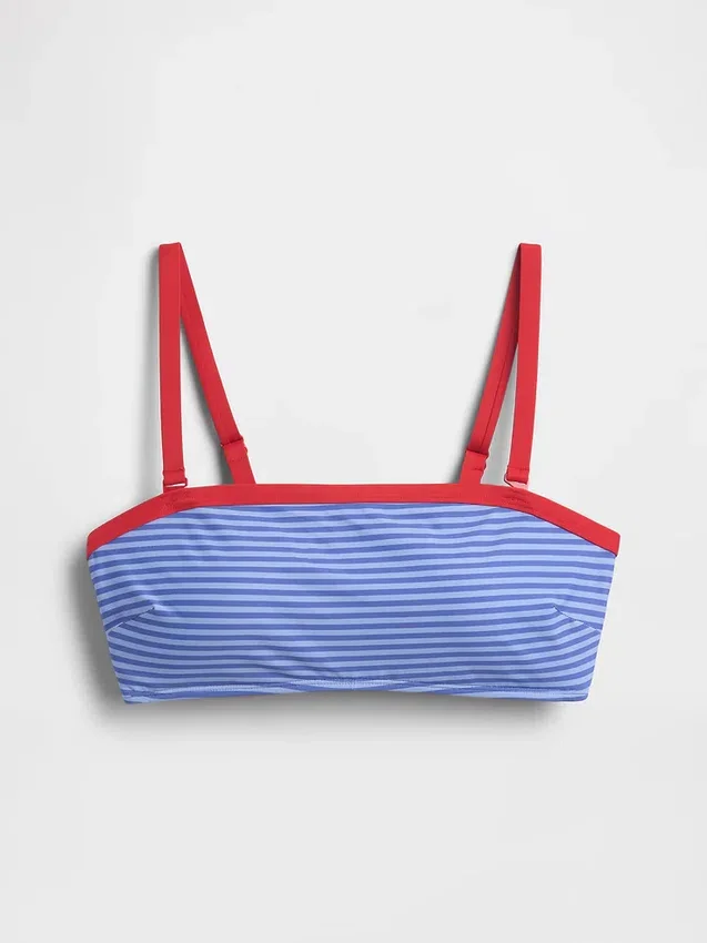 Top de bikini tipo bandeau