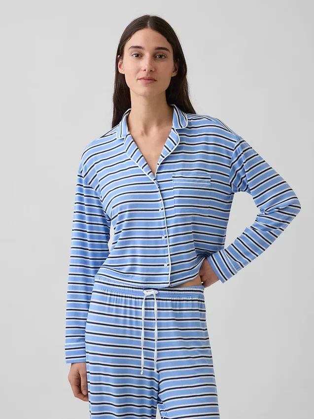 Top de pijama corto de modal supersuave