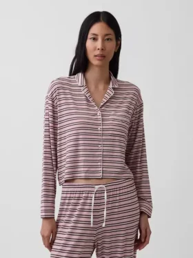 Top de pijama corto de modal supersuave