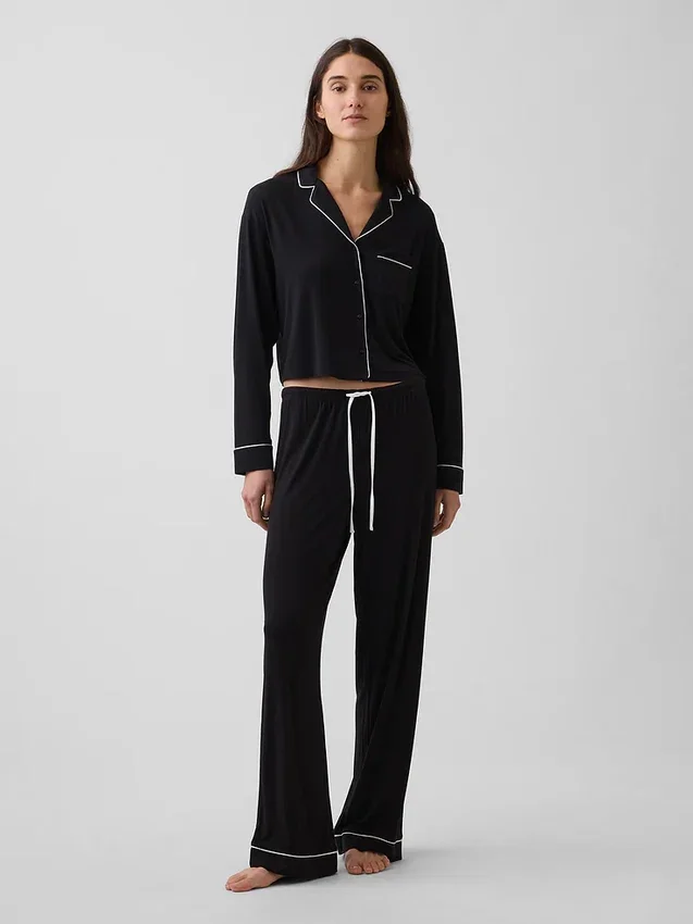 Top de pijama corto de modal supersuave