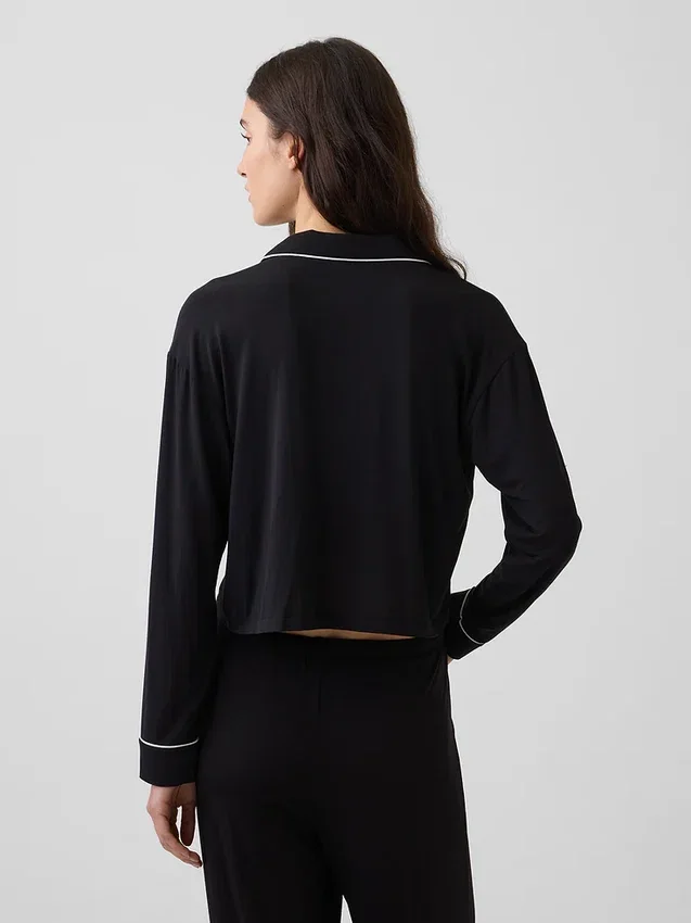 Top de pijama corto de modal supersuave
