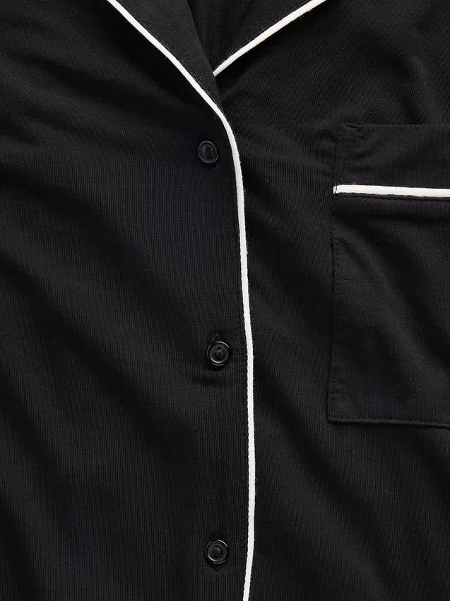 Top de pijama corto de modal supersuave