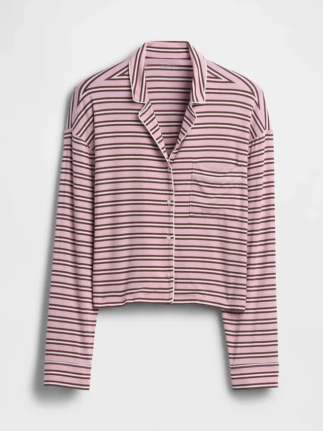 Top de pijama corto de modal supersuave