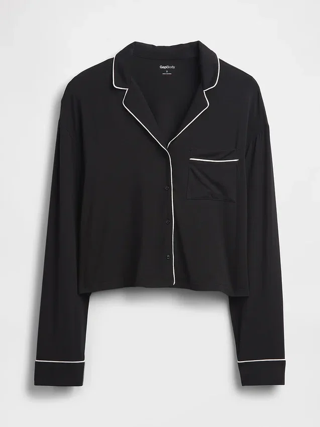 Top de pijama corto de modal supersuave