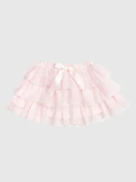 Tutú de encaje en capas con lazo de Sweet Wink