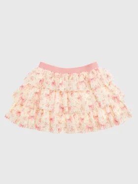 Tutu de pétalos con estampado floral discreto de Sweet Wink