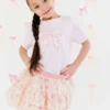 Tutu de pétalos con estampado floral discreto de Sweet Wink