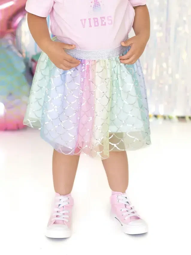 Tutu de sirena arcoíris Sweet Wink