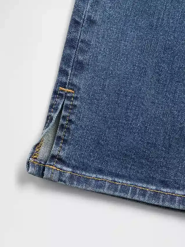 Vaqueros capri de talle alto