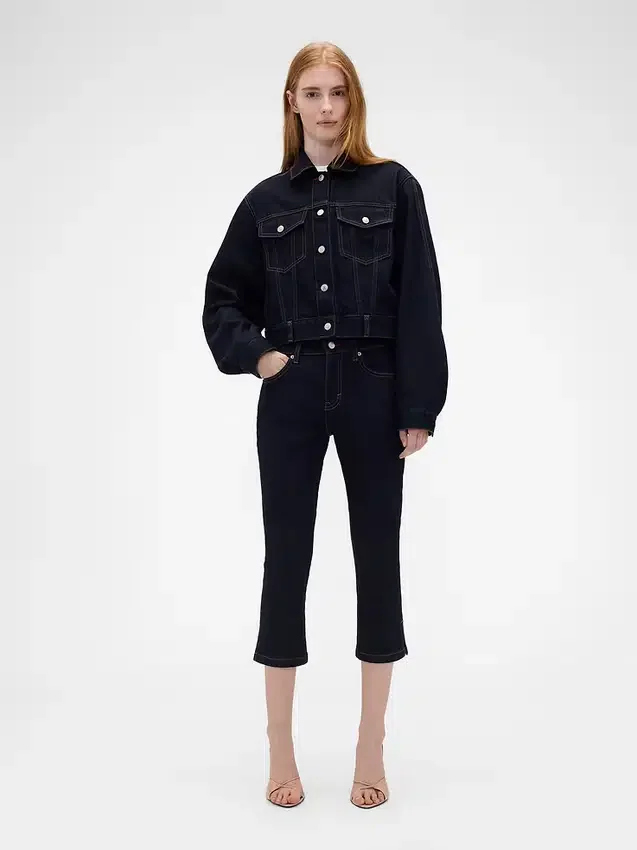 Vaqueros capri de talle bajo GAP × Victoria Beckham