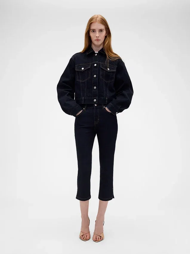 Vaqueros capri de talle bajo GAP × Victoria Beckham