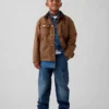 Vaqueros «Carpenter» para niños, de tejido cepillado y fáciles de poner