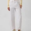 Vaqueros cropped de talle alto