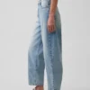 Vaqueros cropped de talle alto