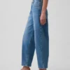 Vaqueros cropped de talle alto