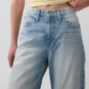 Vaqueros cropped de talle alto