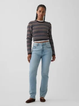 Vaqueros Curvy de talle alto, estilo «90s», ajustados y de corte recto