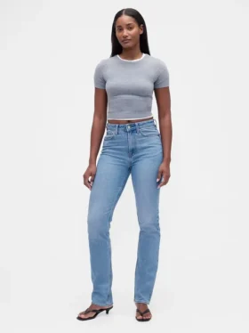 Vaqueros Curvy de talle alto, estilo «90s», ajustados y de corte recto