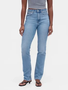 Vaqueros Curvy de talle alto, estilo «90s», ajustados y de corte recto