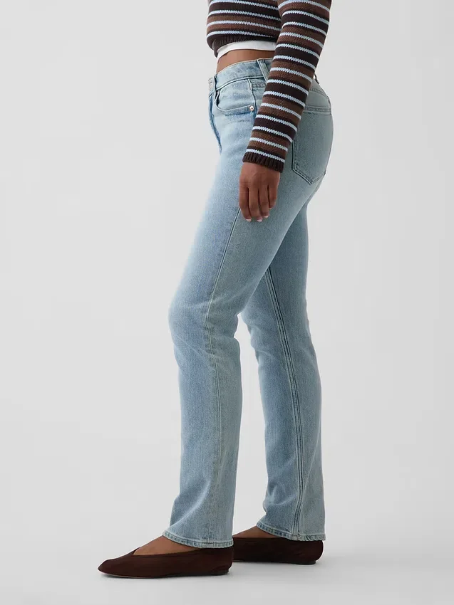 Vaqueros Curvy de talle alto, estilo «90s», ajustados y de corte recto