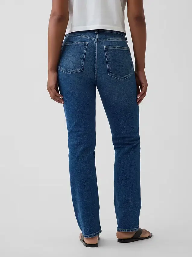 Vaqueros Curvy de talle alto, estilo «90s», ajustados y de corte recto