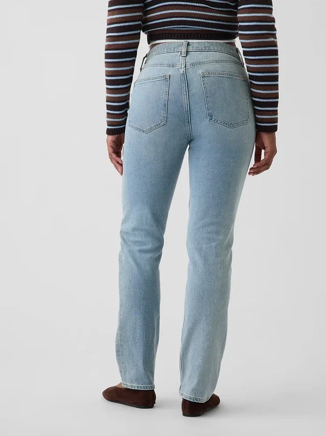 Vaqueros Curvy de talle alto, estilo «90s», ajustados y de corte recto