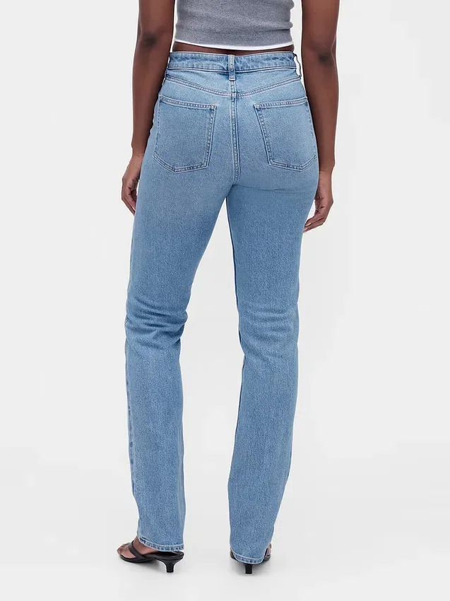 Vaqueros Curvy de talle alto, estilo «90s», ajustados y de corte recto