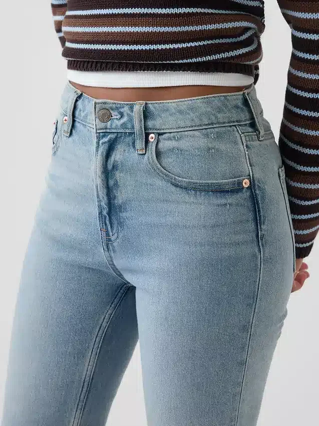 Vaqueros Curvy de talle alto, estilo «90s», ajustados y de corte recto