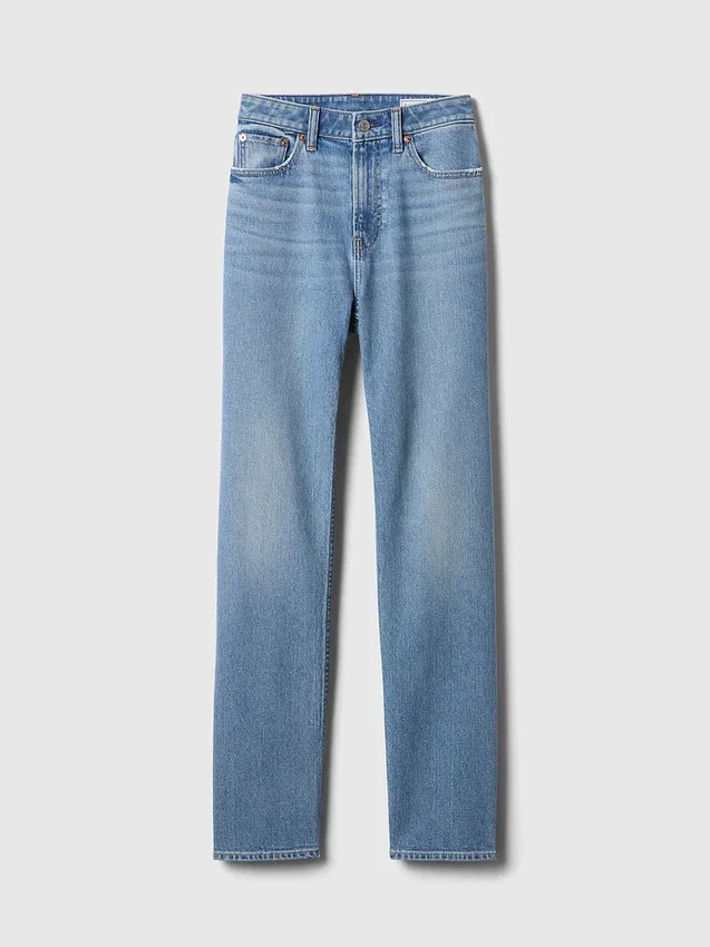 Vaqueros Curvy de talle alto, estilo «90s», ajustados y de corte recto