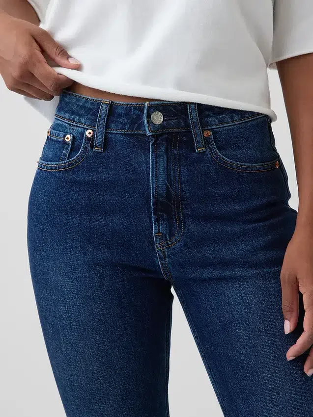 Vaqueros Curvy de talle alto, estilo «90s», ajustados y de corte recto