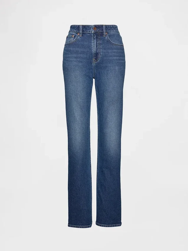 Vaqueros Curvy de talle alto, estilo «90s», ajustados y de corte recto