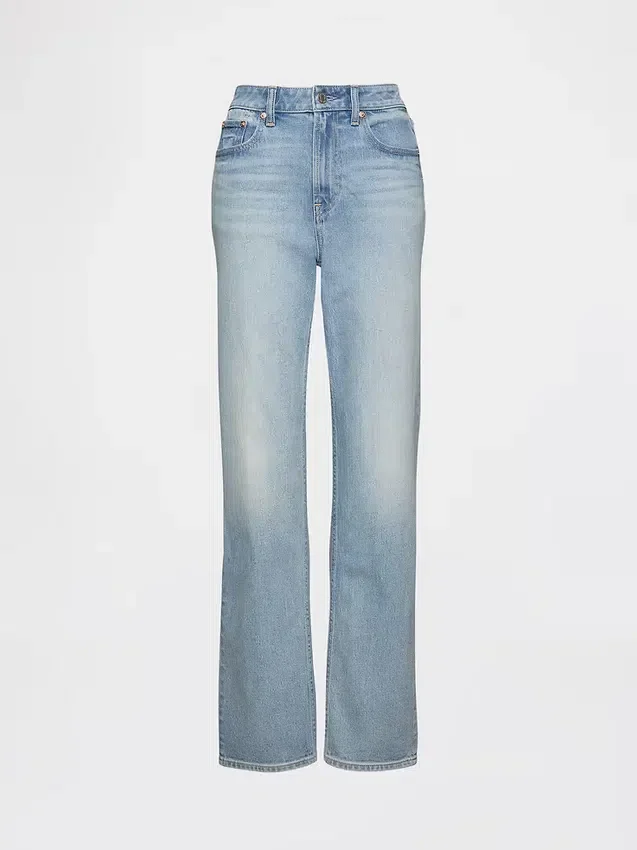 Vaqueros Curvy de talle alto, estilo «90s», ajustados y de corte recto