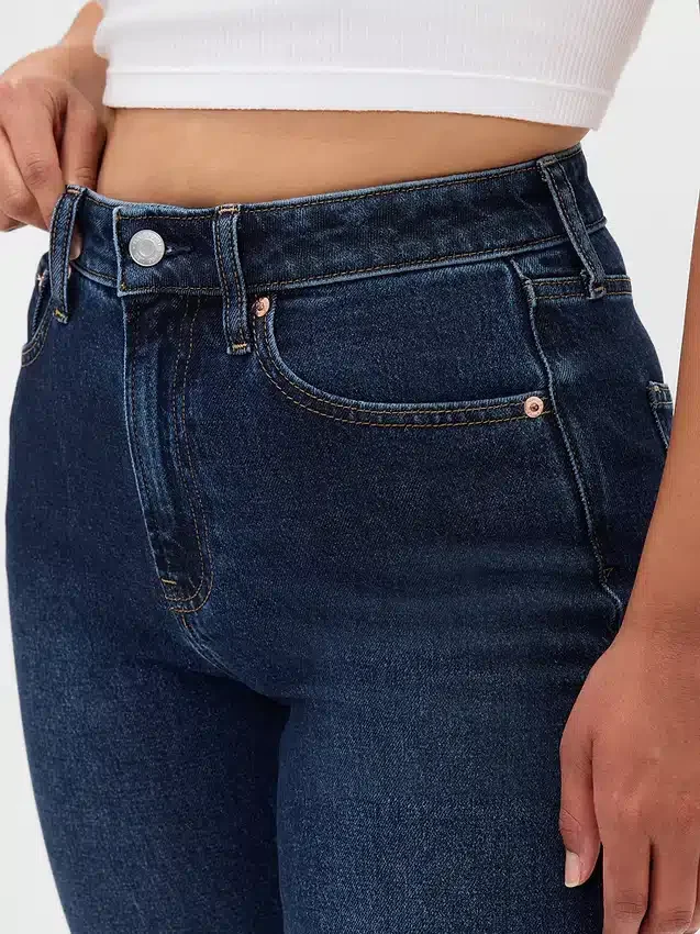 Vaqueros Curvy de talle alto, estilo «90s», ajustados y de corte recto