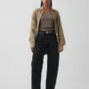 Vaqueros curvy de talle alto y corte recto