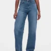 Vaqueros curvy de talle alto y corte recto