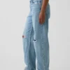 Vaqueros curvy de talle alto y corte recto