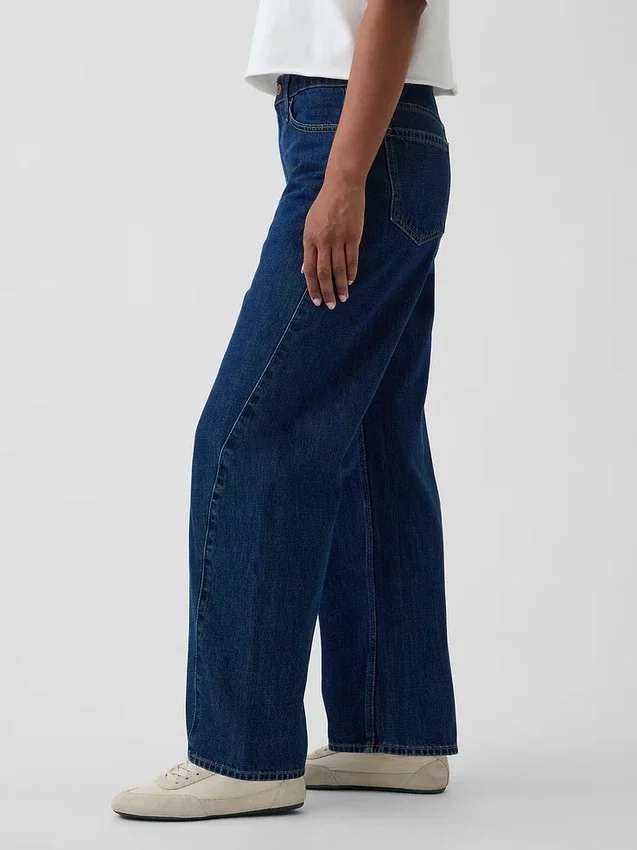 Vaqueros curvy de talle alto y corte recto